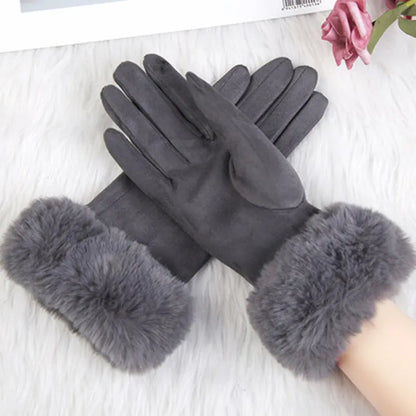 Suède Handschoenen Klassieke Stijl Warm en Zacht