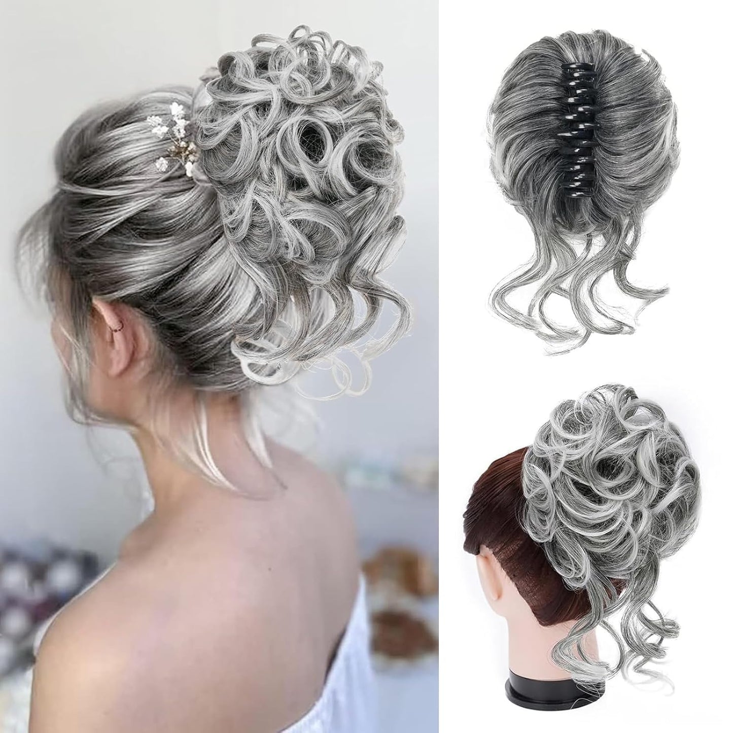 Haarextensie Klem voor Golvende Krullen Curl Clip