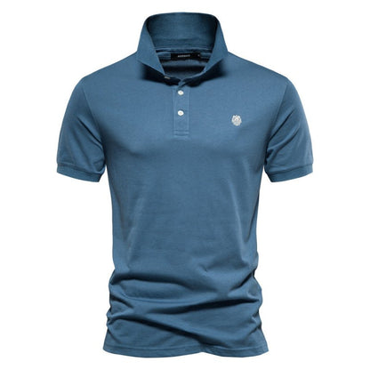 Klassieke Polo Shirt voor Mannen Logan Stijl