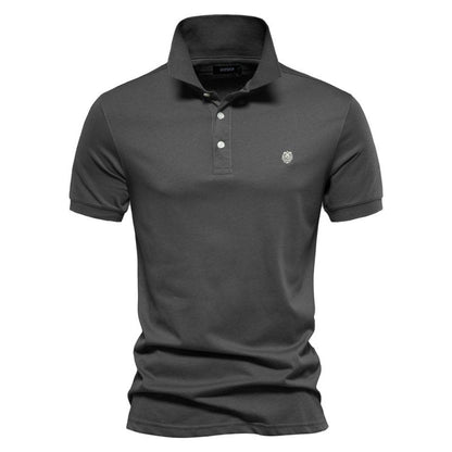 Klassieke Polo Shirt voor Mannen Logan Stijl