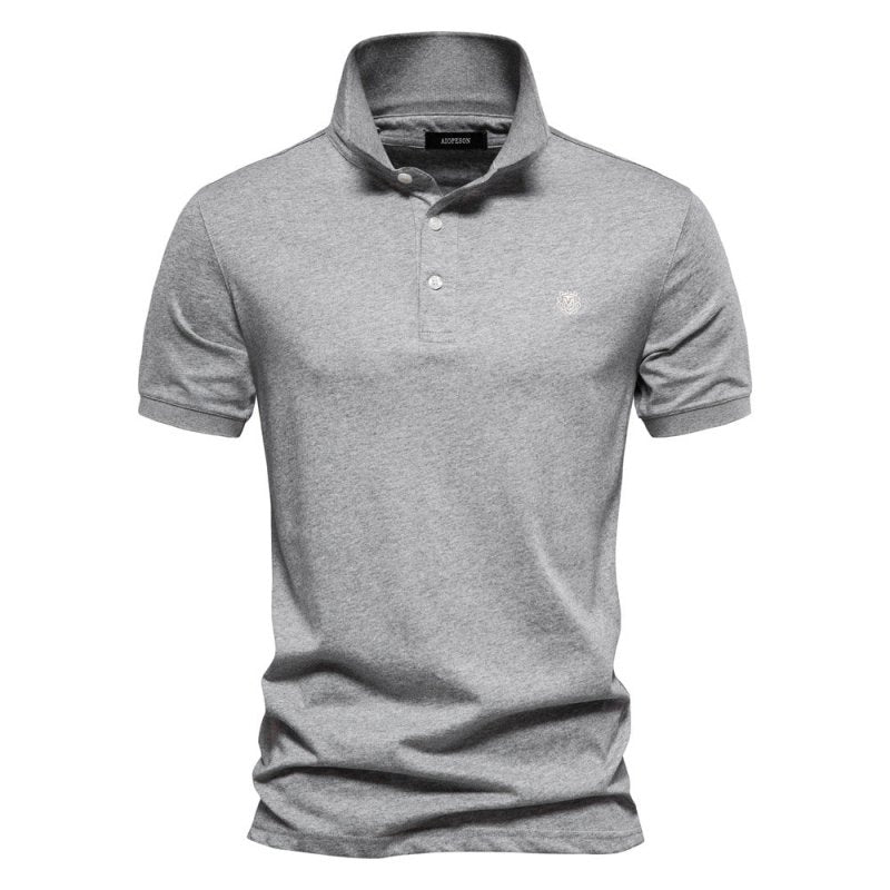 Klassieke Polo Shirt voor Mannen Logan Stijl