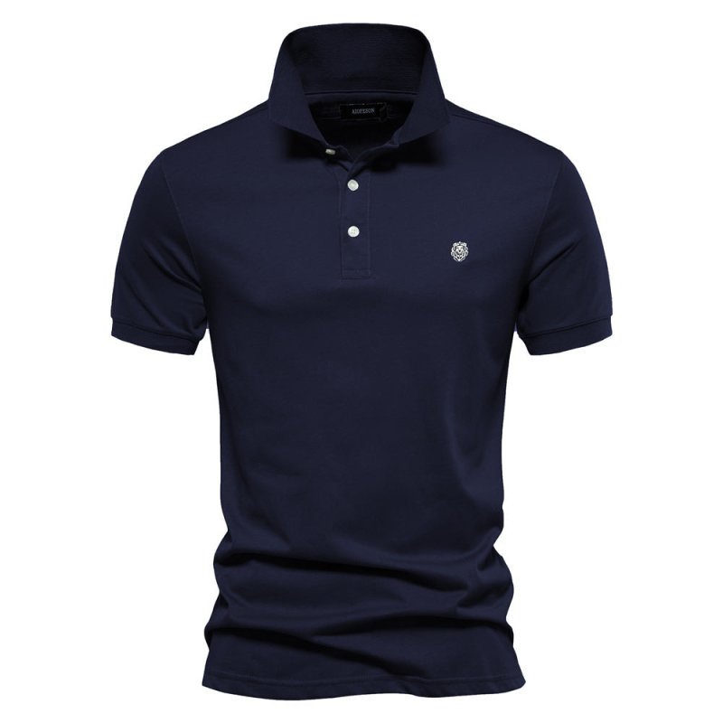 Klassieke Polo Shirt voor Mannen Logan Stijl