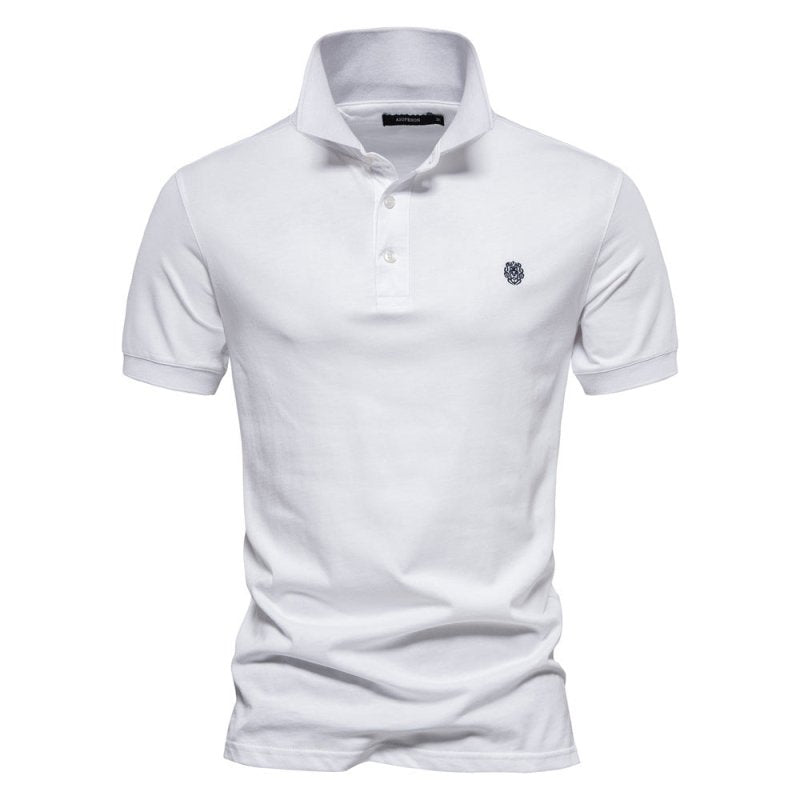 Klassieke Polo Shirt voor Mannen Logan Stijl