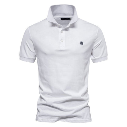Klassieke Polo Shirt voor Mannen Logan Stijl