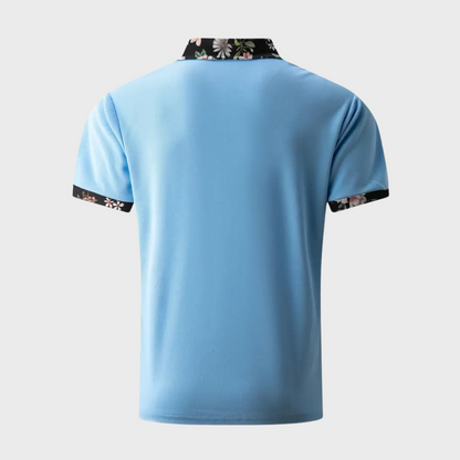 Heren Polo Shirt met Subtiele Print Design