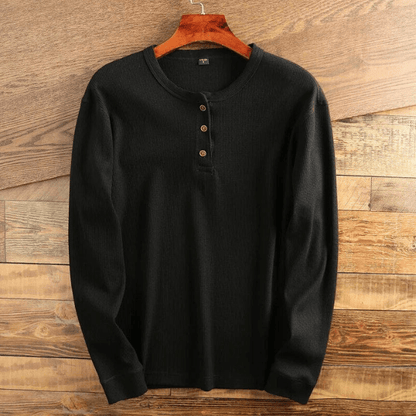 Heren Overhemd Wafelpatroon Mason Stijl