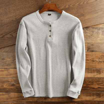 Heren Overhemd Wafelpatroon Mason Stijl
