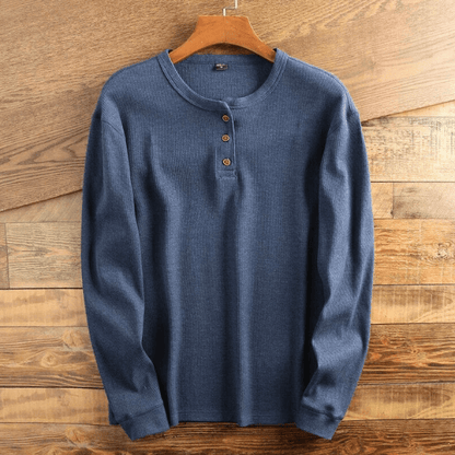 Heren Overhemd Wafelpatroon Mason Stijl