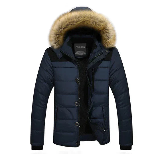 Donsparka met Bontkraag Stijlvol Luxe Design