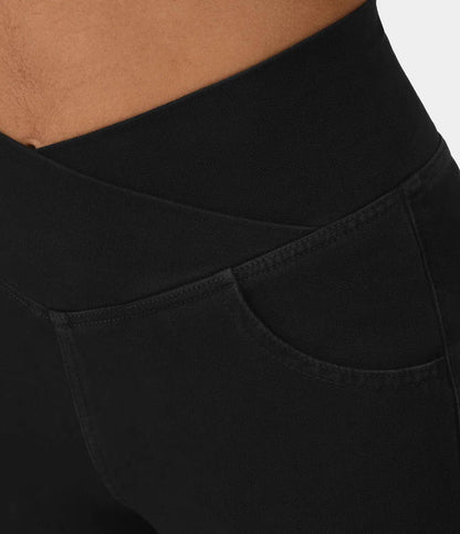 Hoge Taille Jeans voor Vrouwen Comfortabel Stevig
