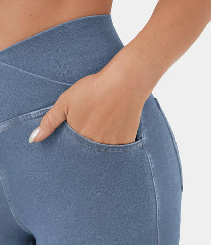 Hoge Taille Jeans voor Vrouwen Comfortabel Stevig