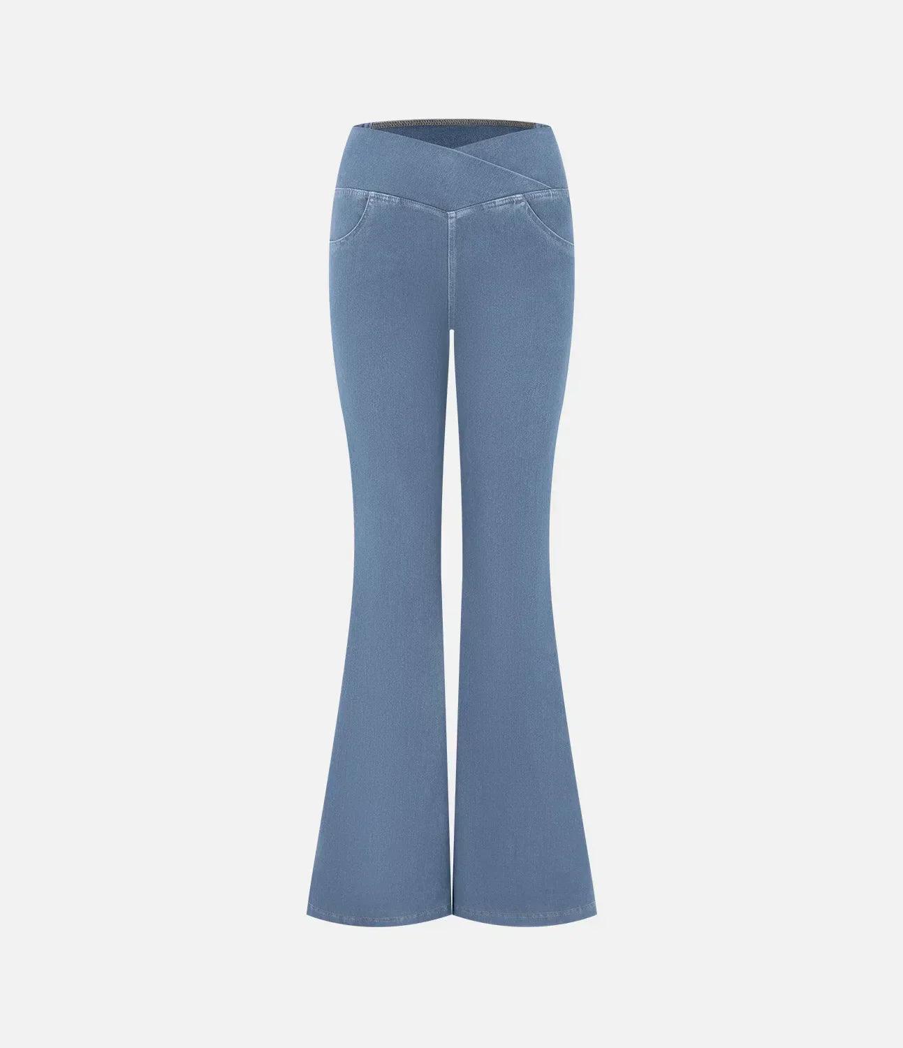 Hoge Taille Jeans voor Vrouwen Comfortabel Stevig