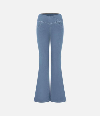 Hoge Taille Jeans voor Vrouwen Comfortabel Stevig