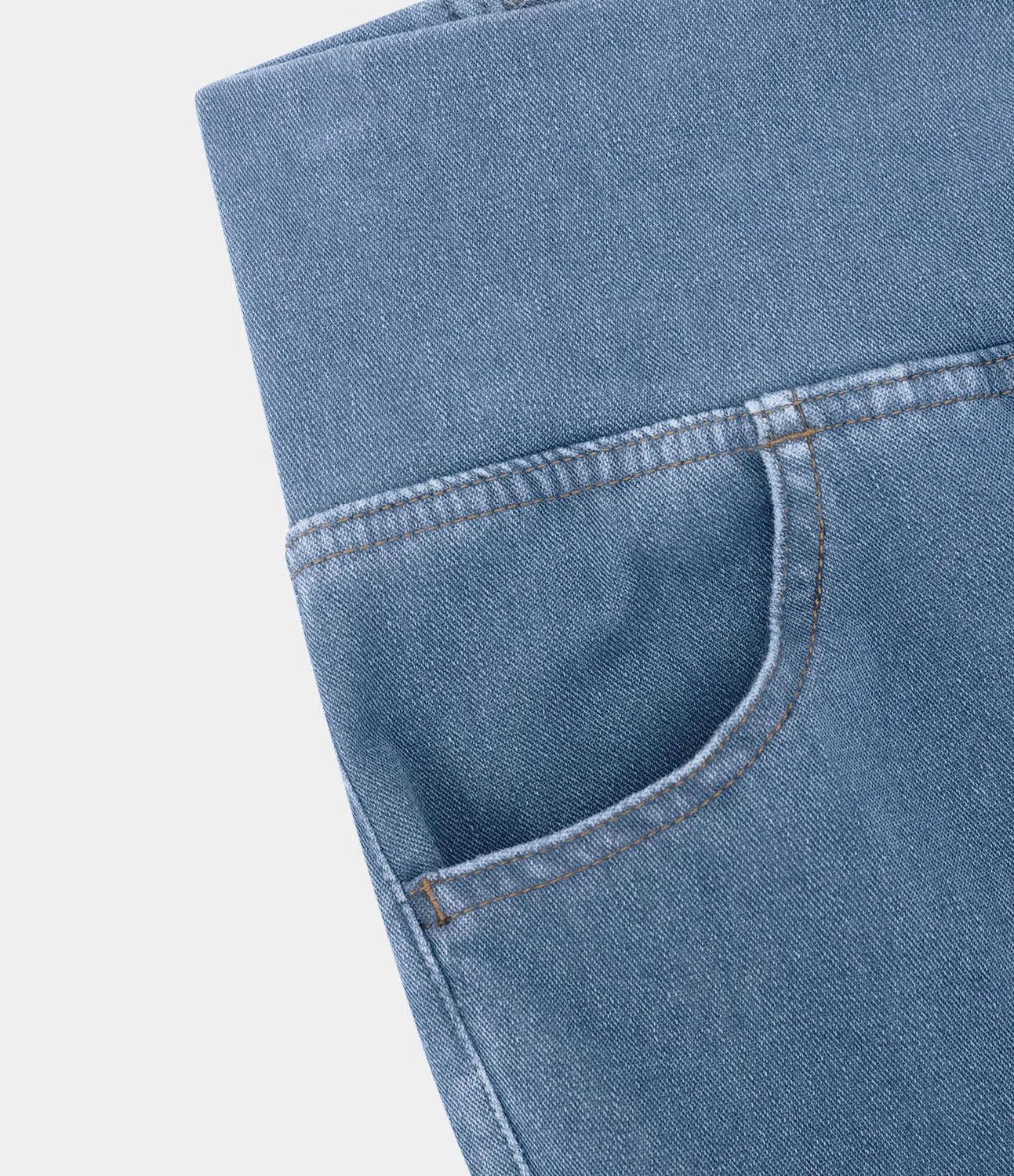 Hoge Taille Jeans voor Vrouwen Comfortabel Stevig