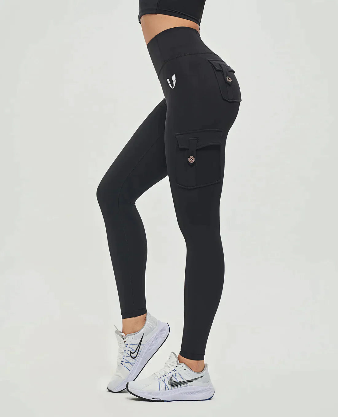 Hoge Taille Cargo Legging voor Vrouw - Mode Vibes
