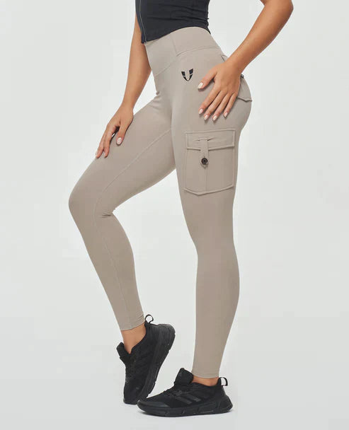 Hoge Taille Cargo Legging voor Vrouw