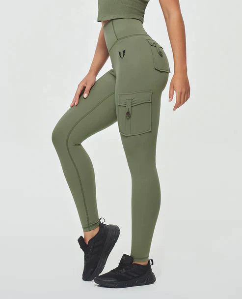Hoge Taille Cargo Legging voor Vrouw