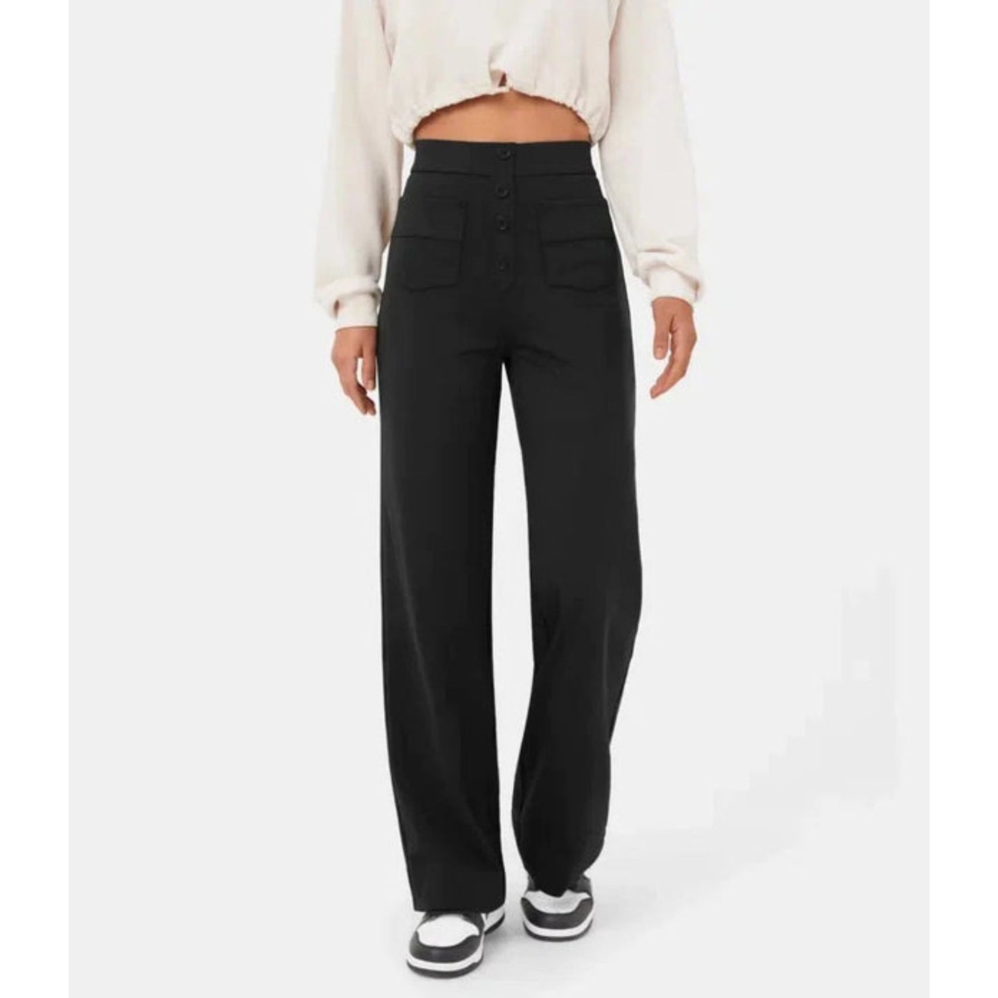 Elegante Elastische Casual Broek