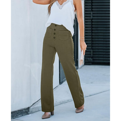 Elegante Elastische Casual Broek