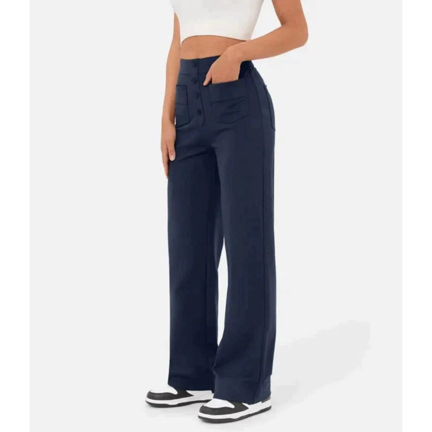 Elegante Elastische Casual Broek