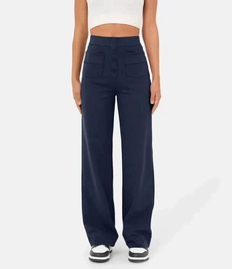 Hoge Taille Damesbroek Alina Comfortabele Fit
