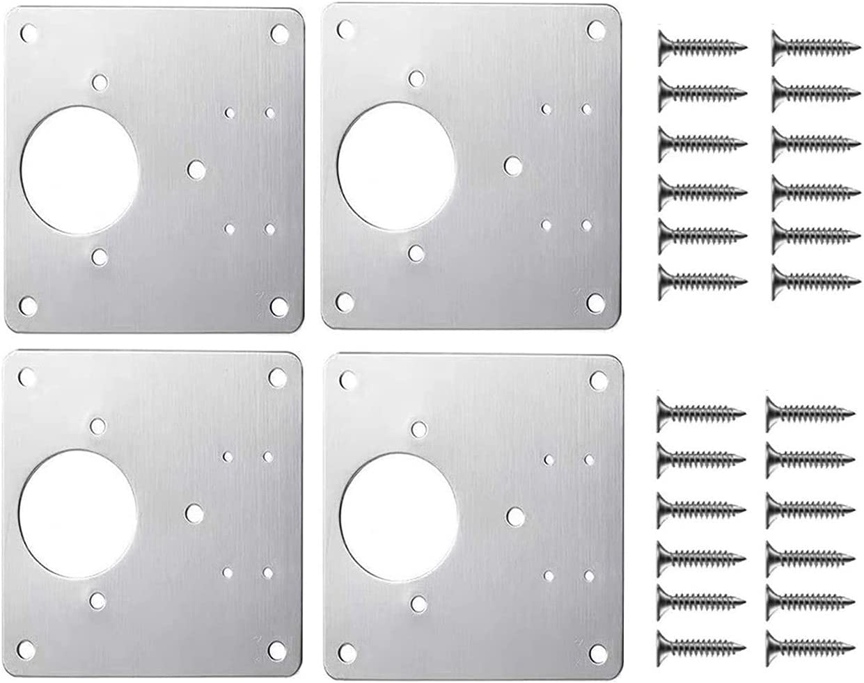 Kastdeuren Scharnierplaten Montage Set voor Binnenkasten
