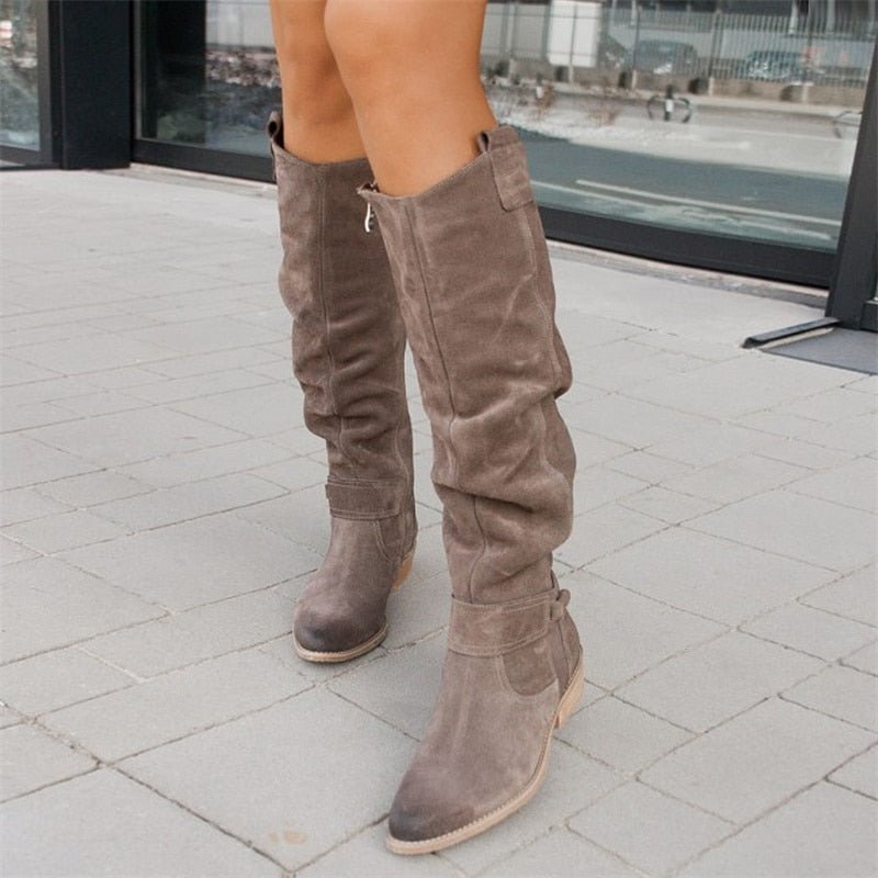 Hoge Dameslaarzen – Modieuze Boots met Comfortabele Pasvorm