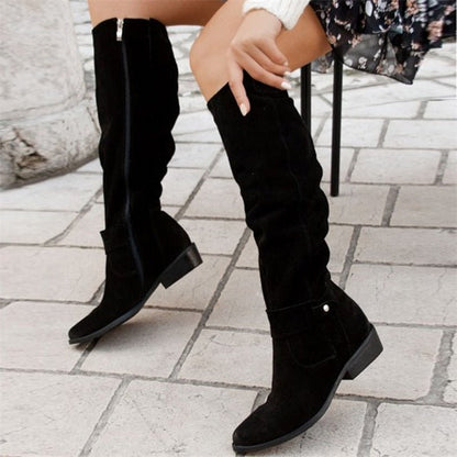 Hoge Dameslaarzen – Modieuze Boots met Comfortabele Pasvorm