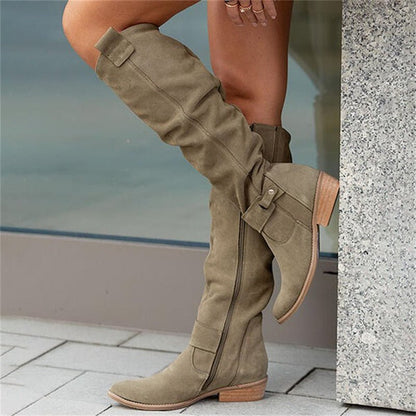 Hoge Dameslaarzen – Modieuze Boots met Comfortabele Pasvorm