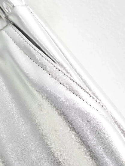 Zilveren Broek met Vossenprints voor Vrouw