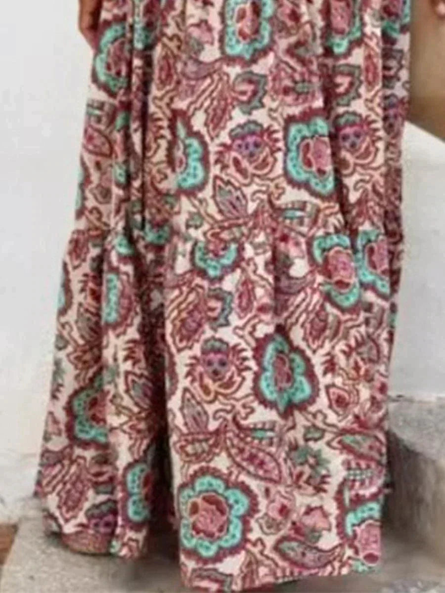 Boho Jurk Greta Stijlvolle Zomerjurk Vrouwen