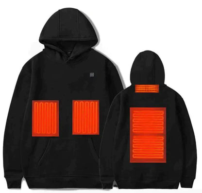 Verwarmde Hoodie Unisex Therma Isolatie - Mode Vibes