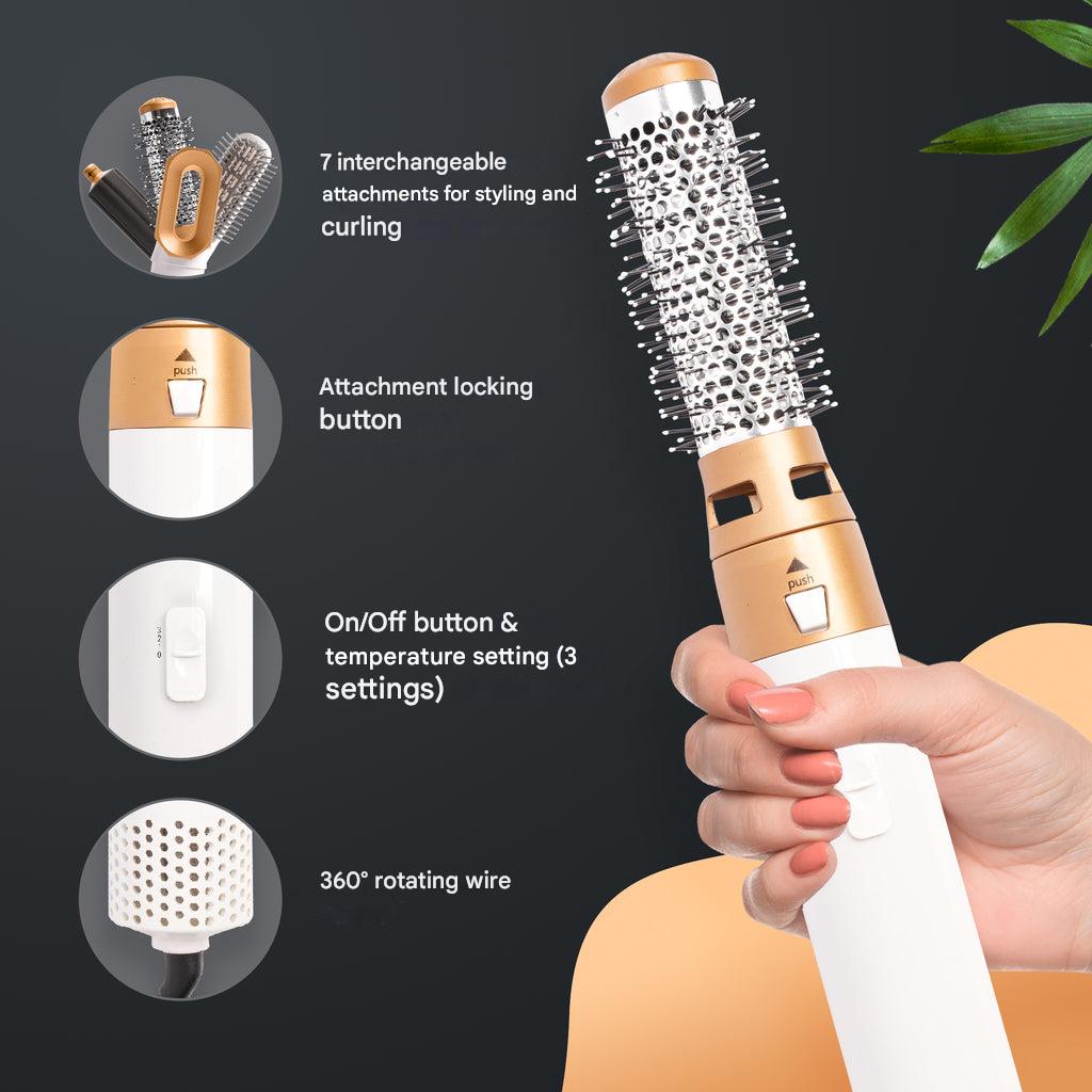 Föhnborstel en Airstyler 7-in-1 Stijlset Lyra