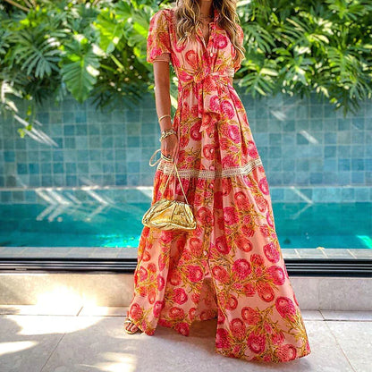 Bloemenjurk Stijlvolle Zomerjurk voor Vrouw - Mode Vibes