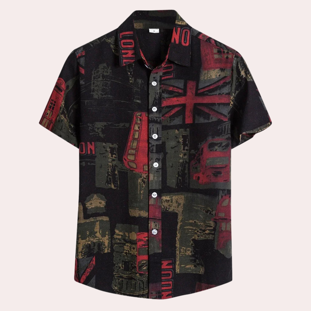 Mannen Zomer Overhemd Casual Korte Mouw - Mode Vibes