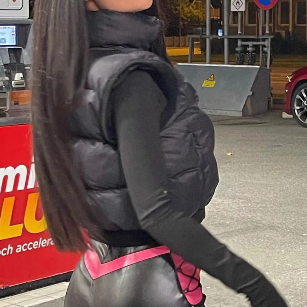 Dames Bodywarmer Zwart Gewatteerd Warm en Comfortabel