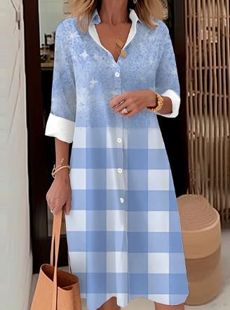 Overhemdjurk Elegante Vrouwelijke Stijl