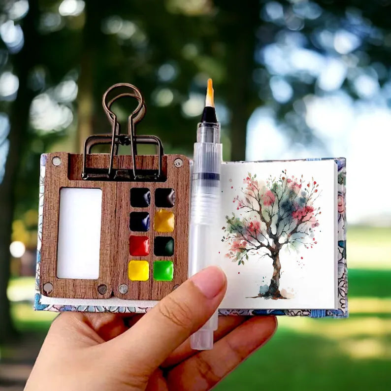 Kunstzetzet Waterverfset Portabel en Compact - Mode Vibes