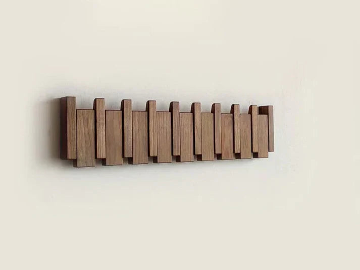 Houten Kapstok Pianostijl Melodia Klassiek Design