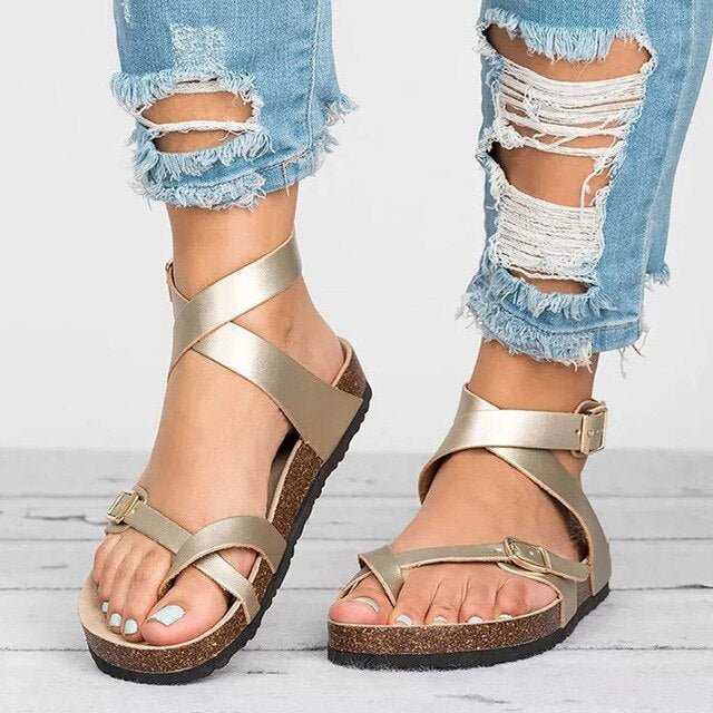 Dames Sandalen Premium Leer Selena