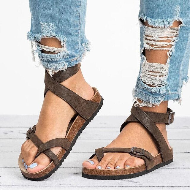 Dames Sandalen Premium Leer Selena