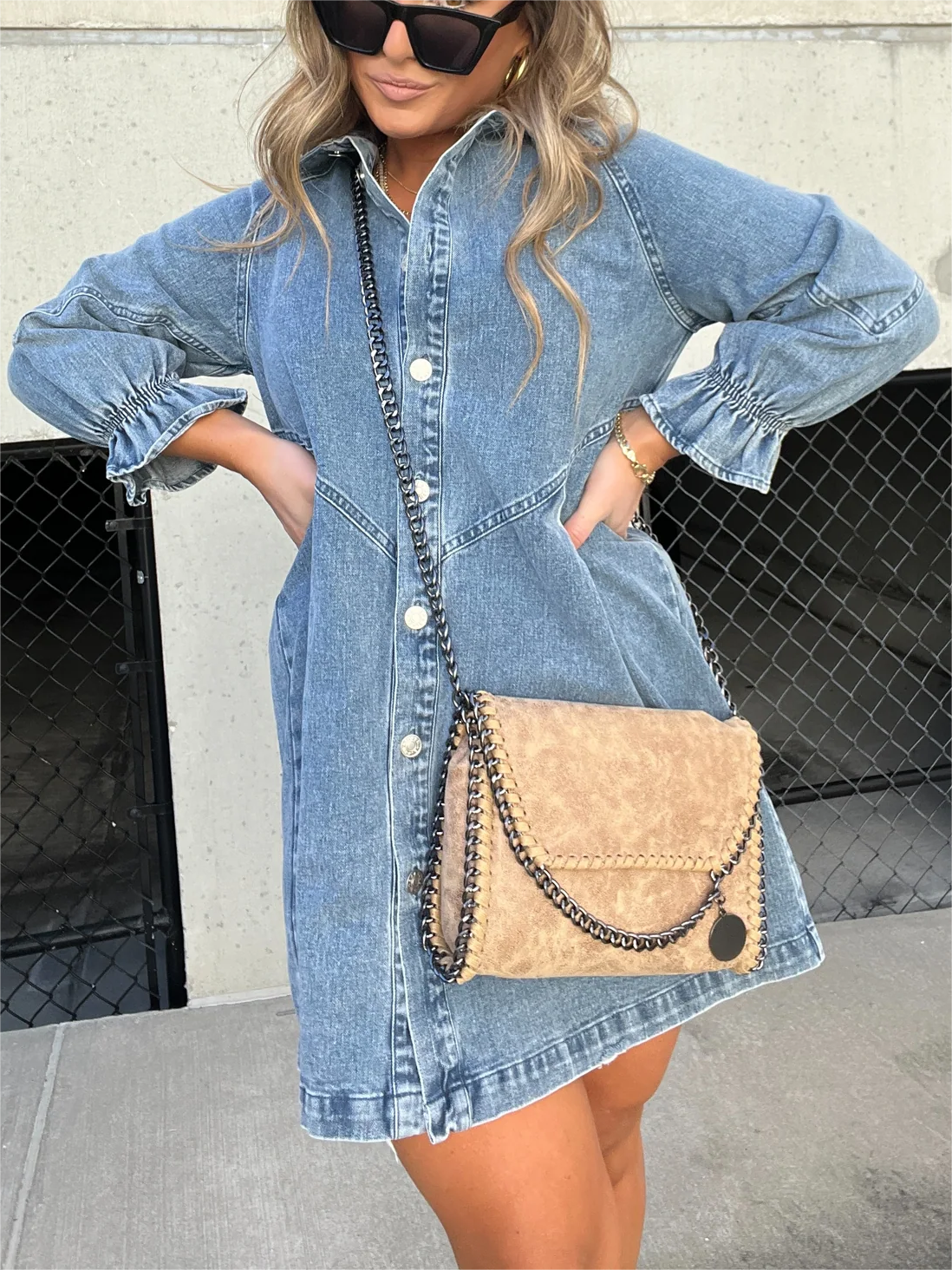 Donna | Vestito con maniche a sbuffo