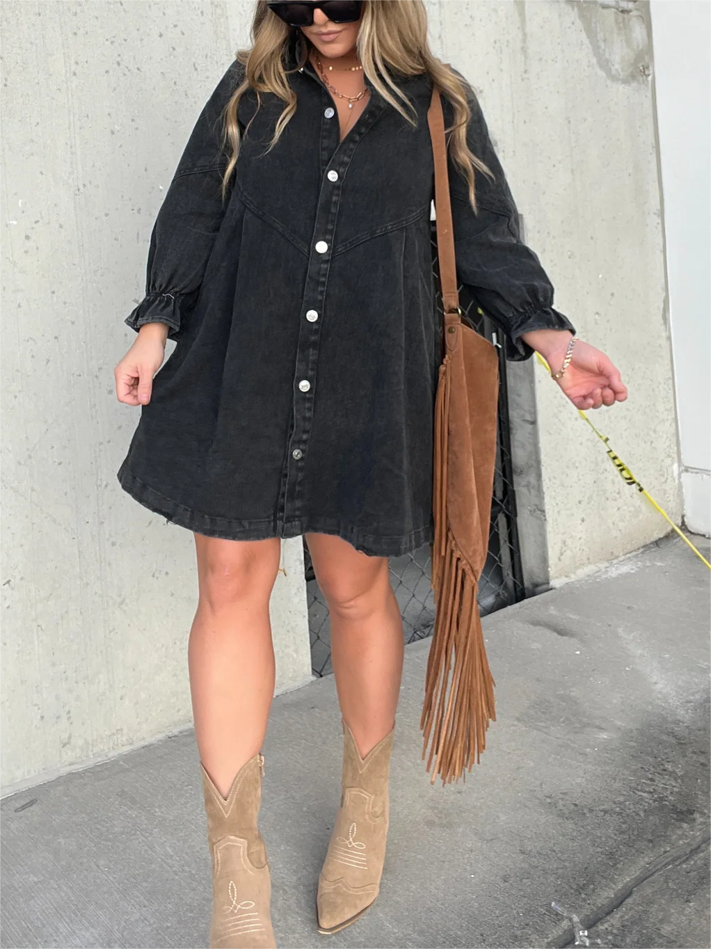 Donna | Vestito con maniche a sbuffo