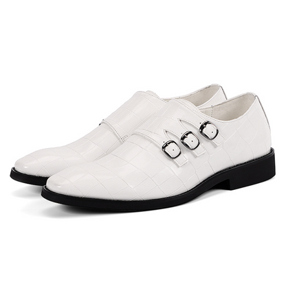 Mode Vibes | Herenschoenen met vierkante neus en gesp