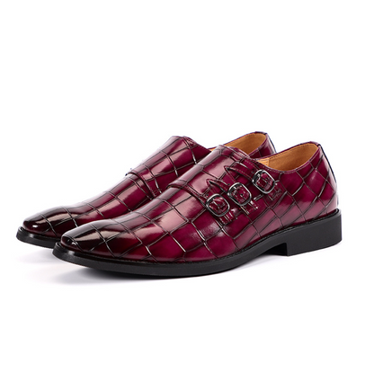 Mode Vibes | Herenschoenen met vierkante neus en gesp