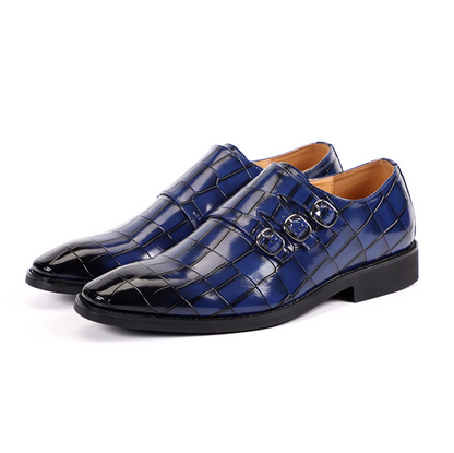 Mode Vibes | Herenschoenen met vierkante neus en gesp