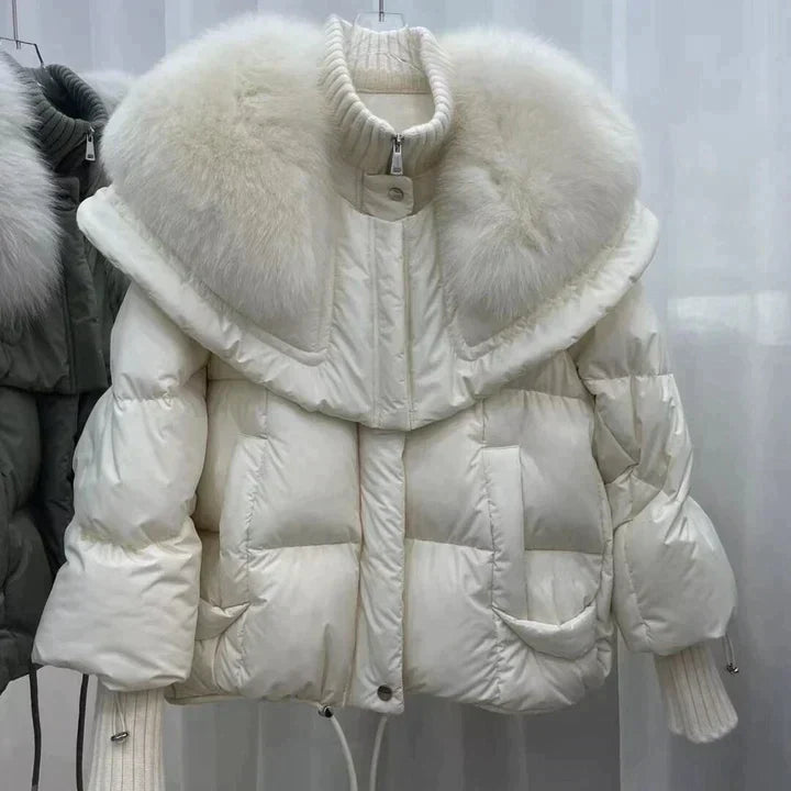 Luxueus Bont Jasje voor Vrouw Elegant Design