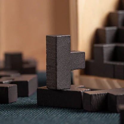 Houten 3D Puzzle Breinbreker voor Volwassenen
