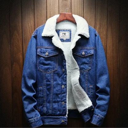 Jeansjas Fleecevoering Warm en Isoleren