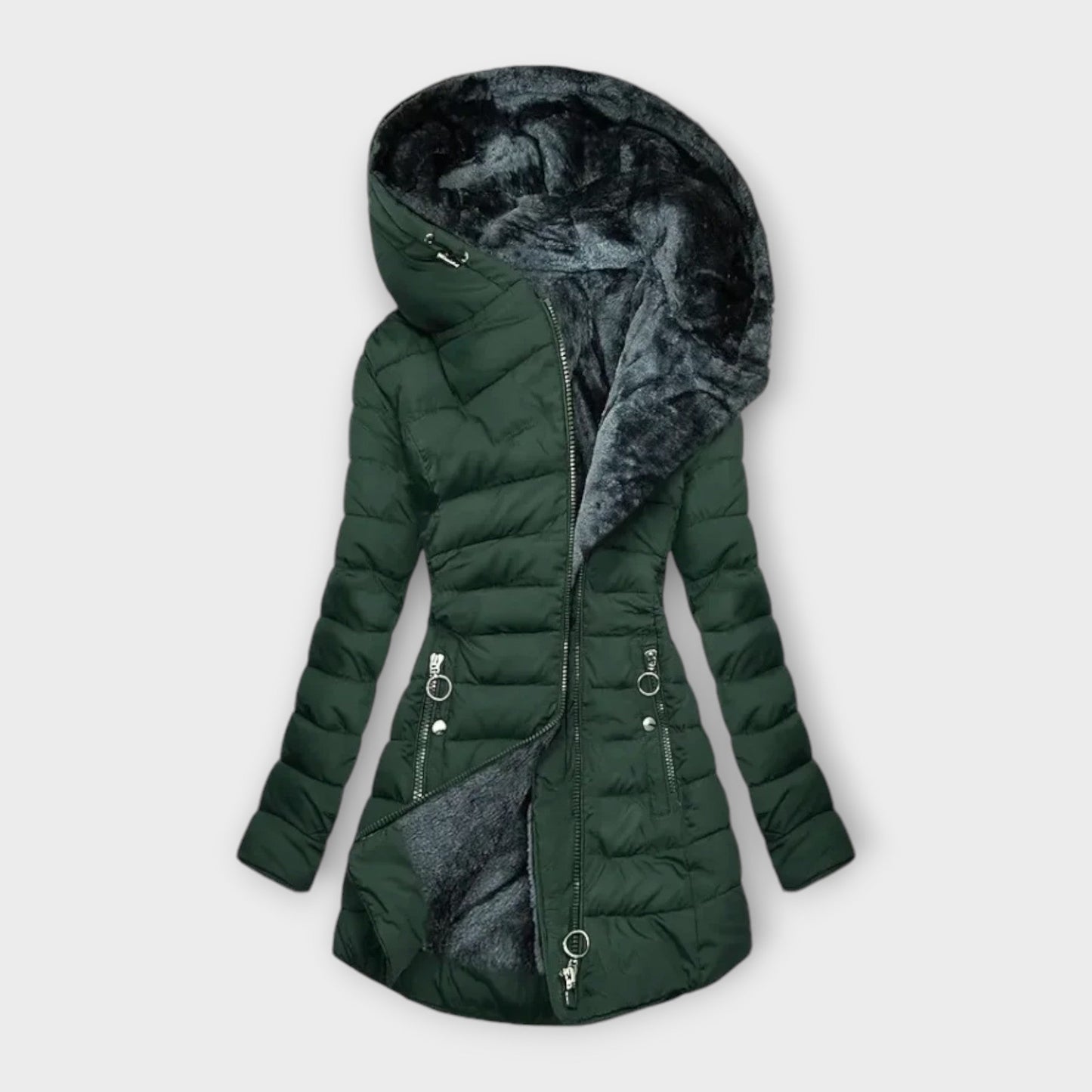 Dames Winterjas Warm en Luxe van Corry